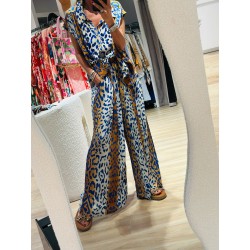 Ensemble Léopard Blue