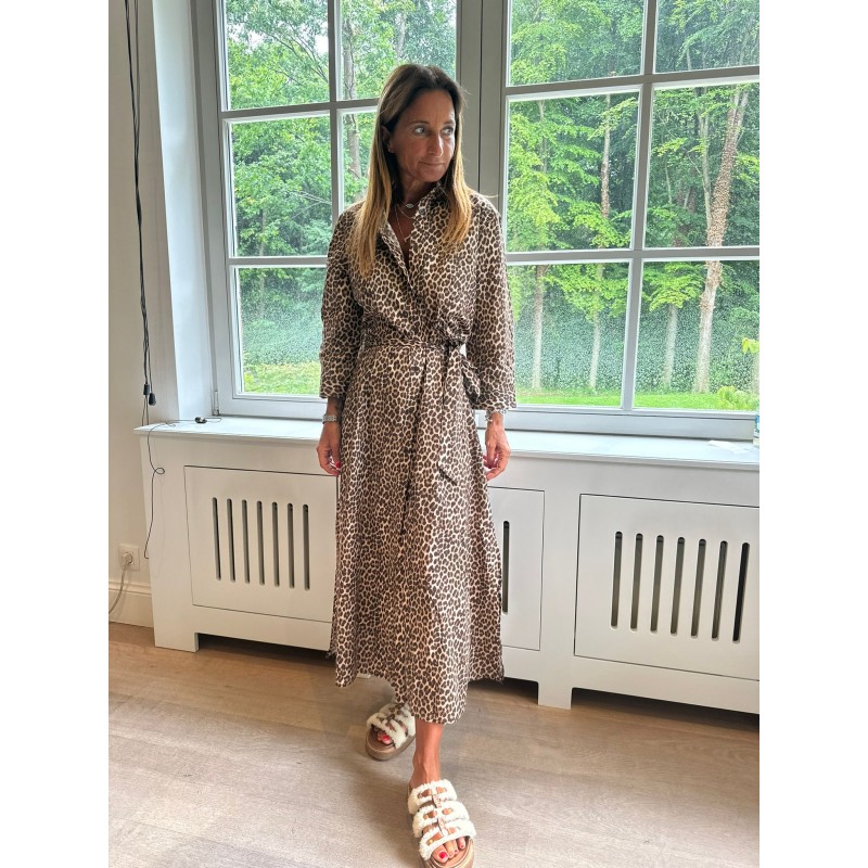 Robe léopard Nina