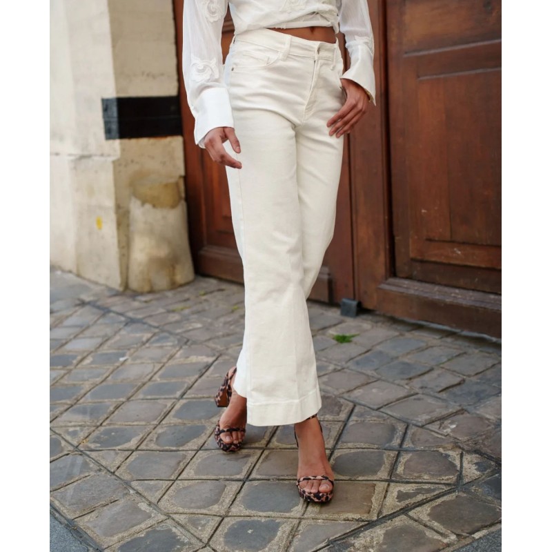 Jeans blanc Camille