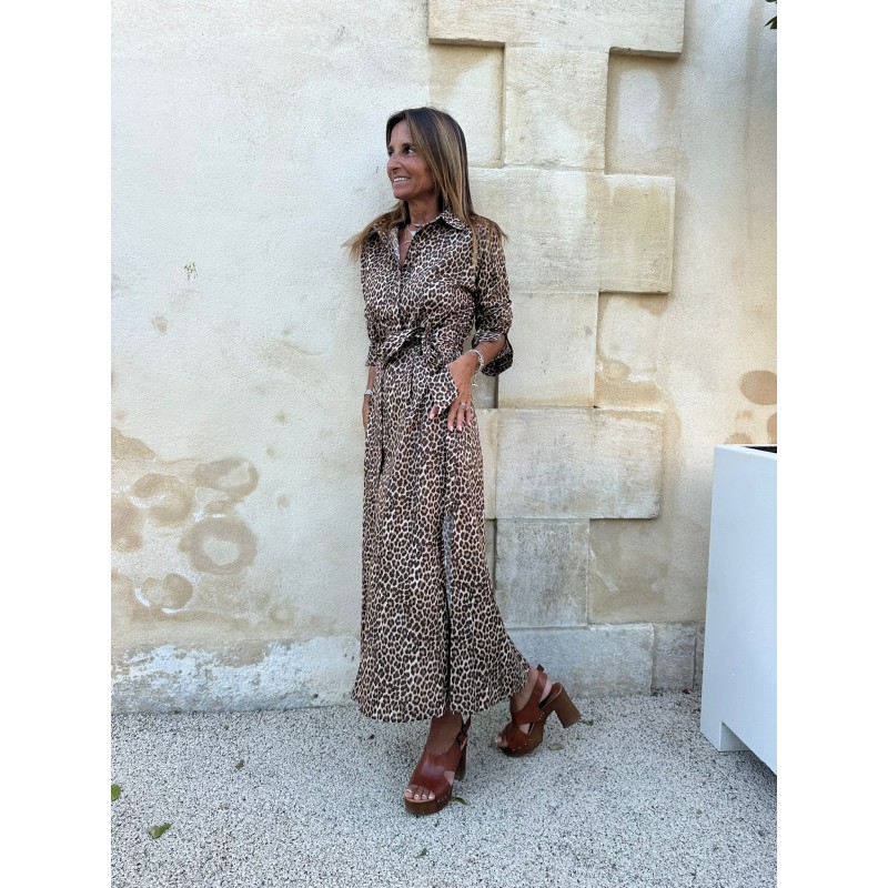 Robe léopard Nina
