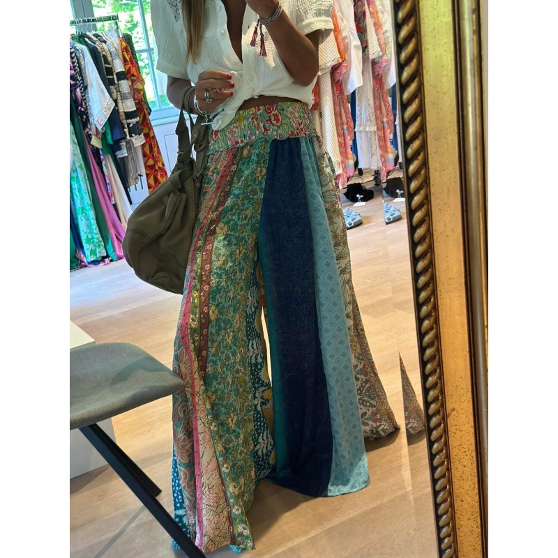 Pantalon patchwork 7