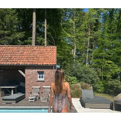 Maillot léopard Santa Monica