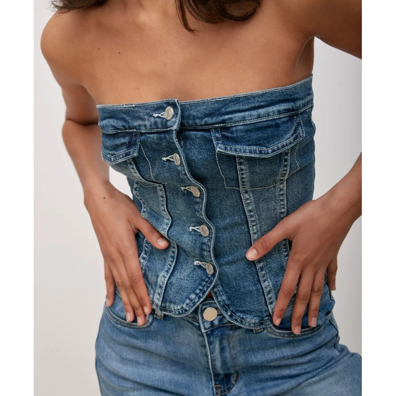 Bustier jeans