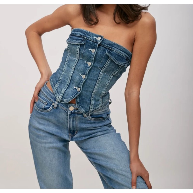 Bustier jeans