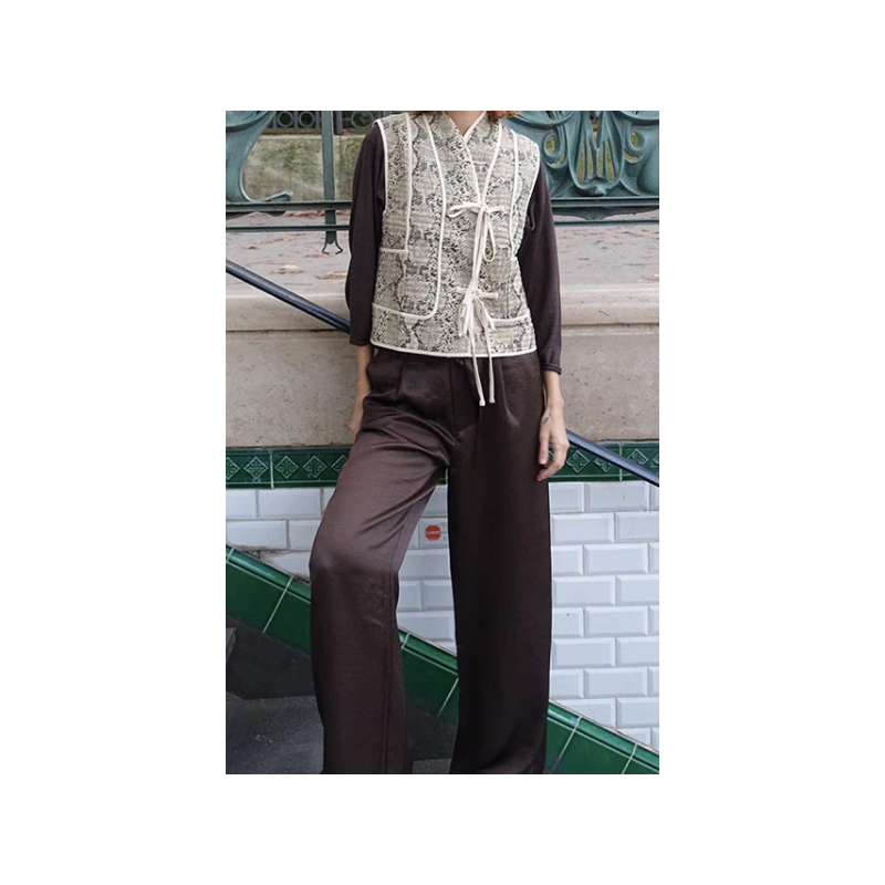 Gilet sans manches Leona Python