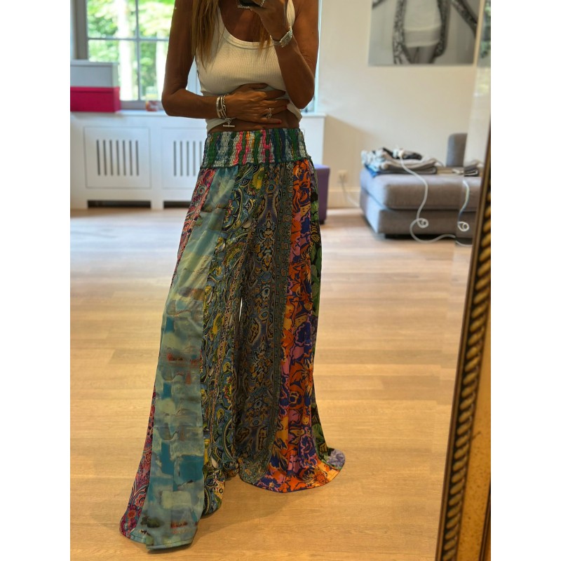 Pantalon patchwork 14