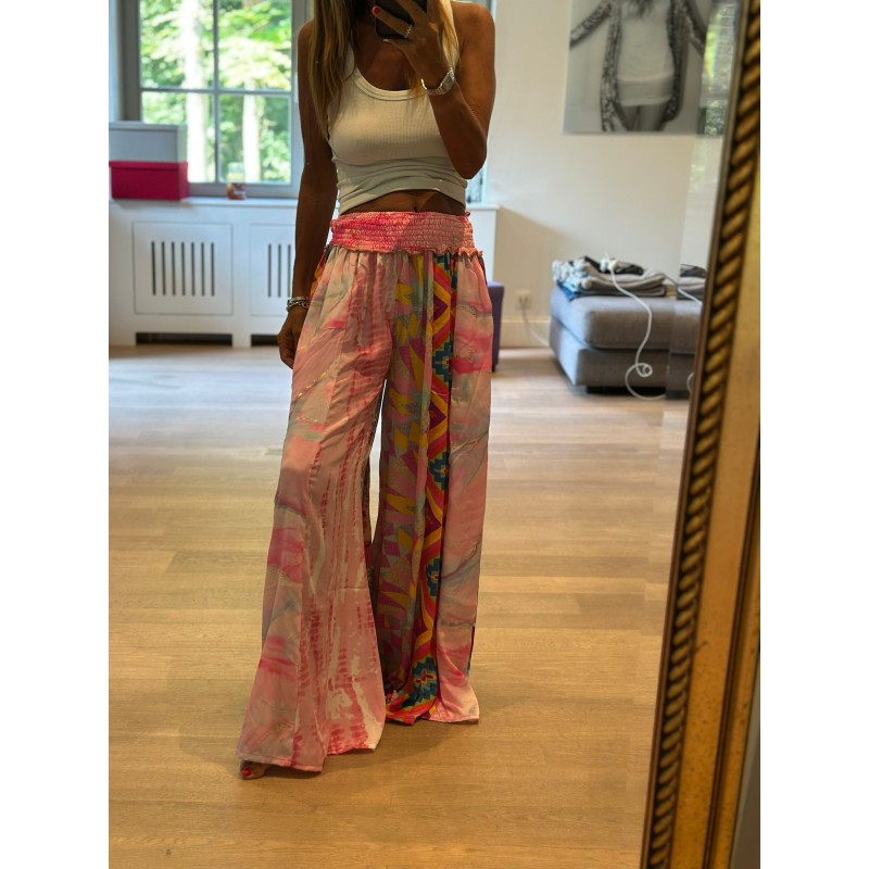 Pantalon patchwork 16