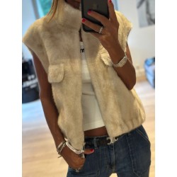 Veste sans manche fourrure Ashley