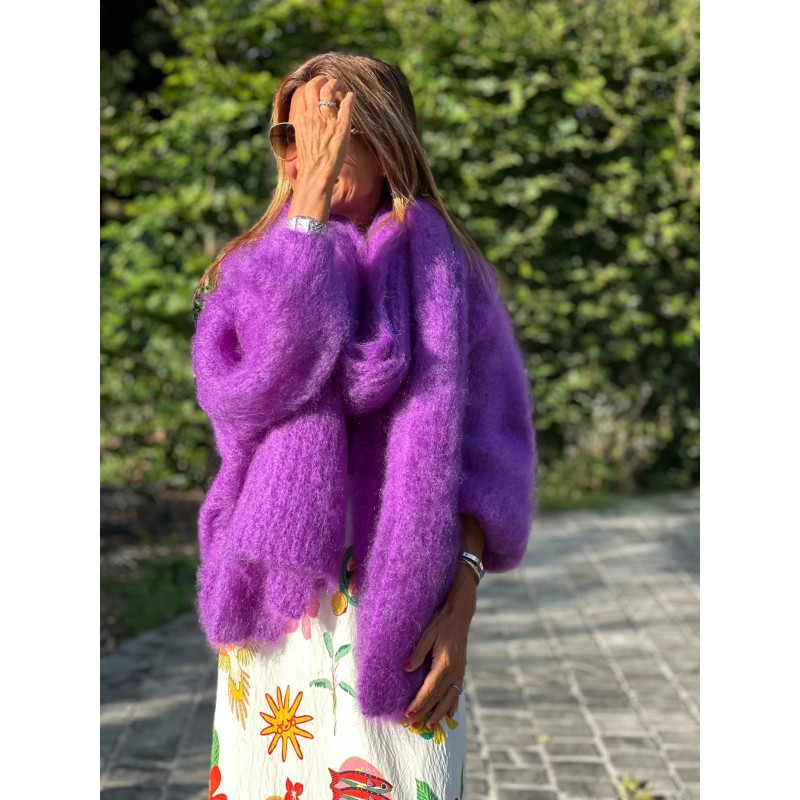 Ensemble écharpe gilet kid mohair Ensemble écharpe gilet kid mohair