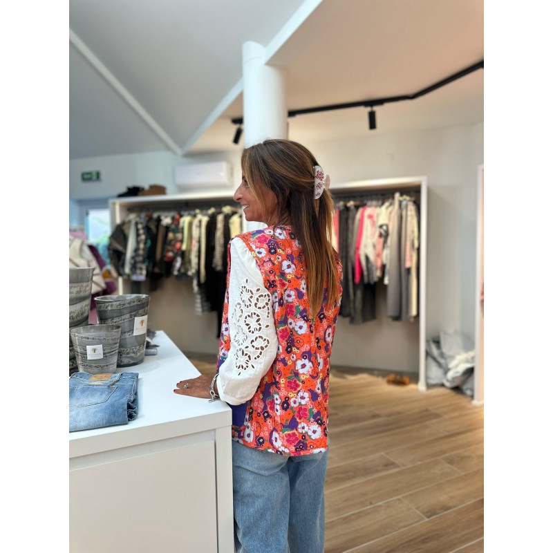 Veste sans manches Sasha Orange Veste sans manches Sasha Orange