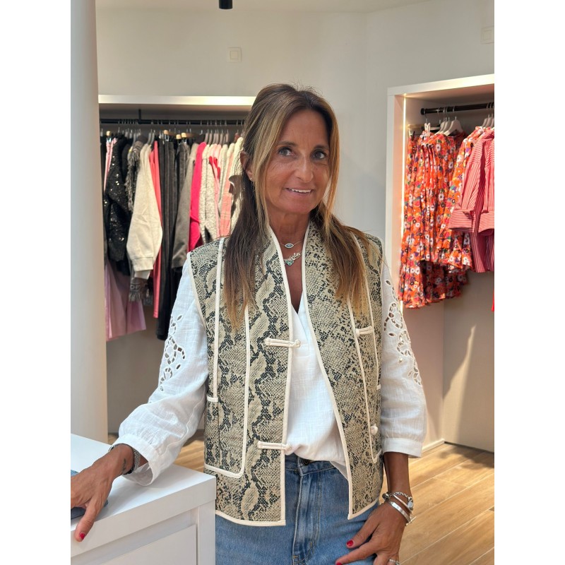 Gilet sans manches Nathalie Python
