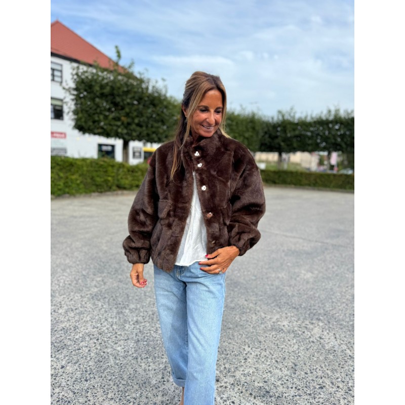 Veste fausse fourrure Milana