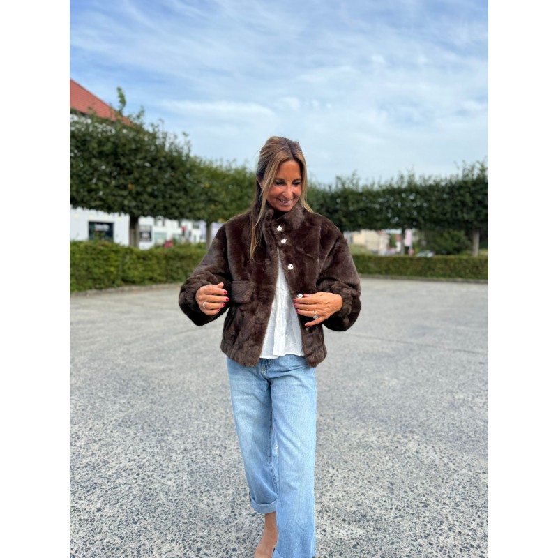 Veste fausse fourrure Milana