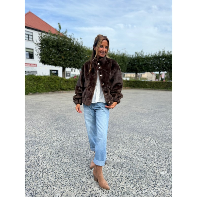 Veste fausse fourrure Milana