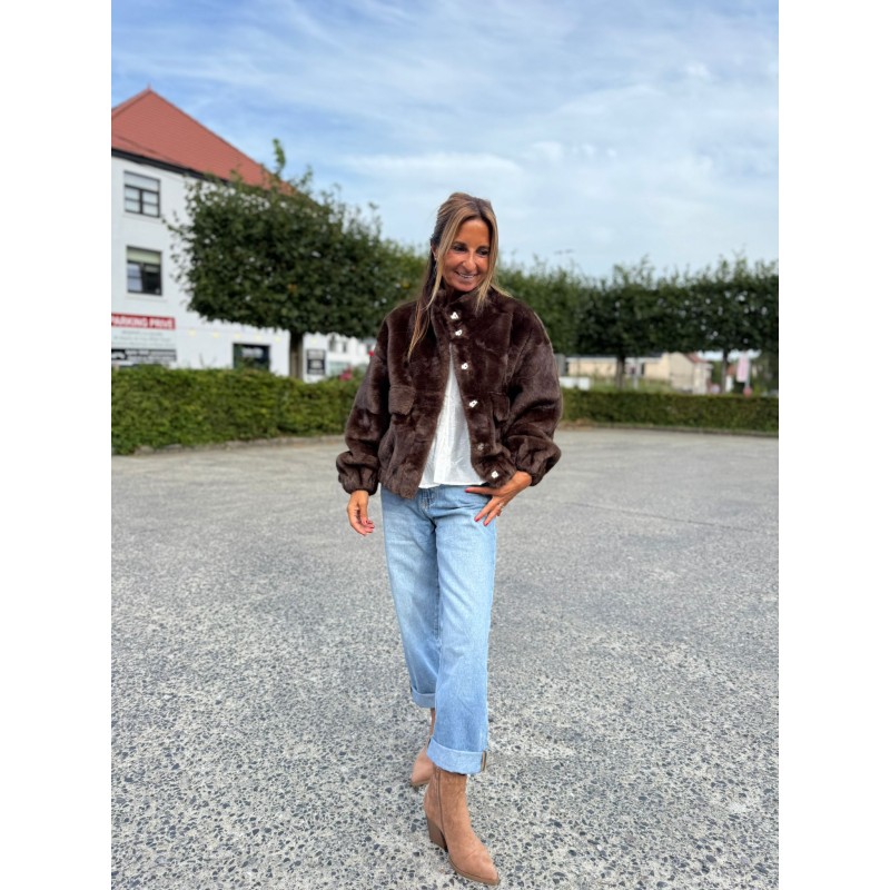 Veste fausse fourrure Milana