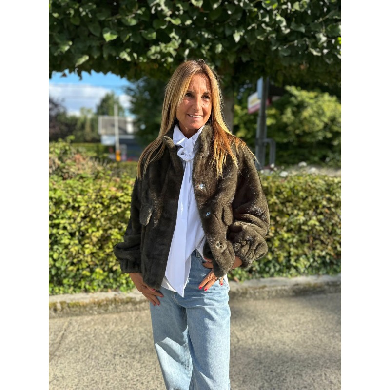 Veste fausse fourrure Milana