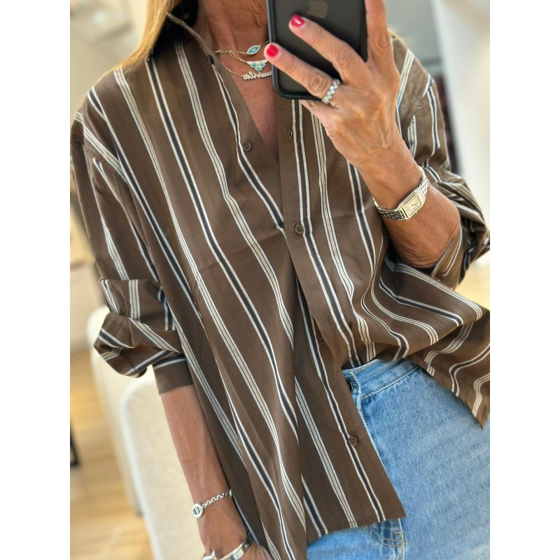 Chemise Alexia lignée