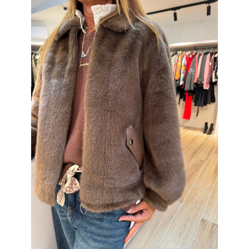 Veste fourrure Natacha