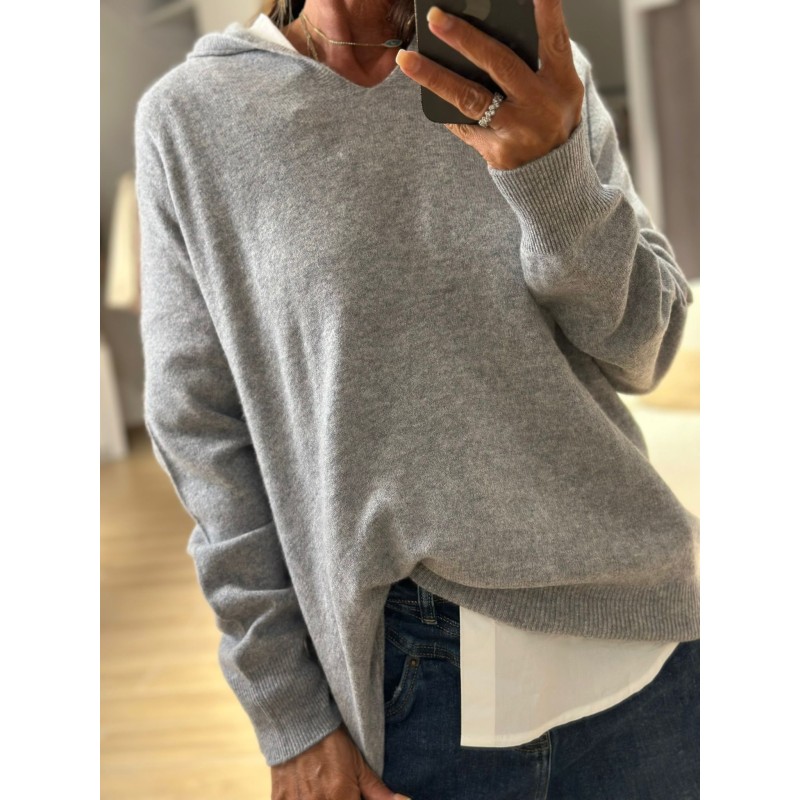 Pull capuche Théo Cashmire