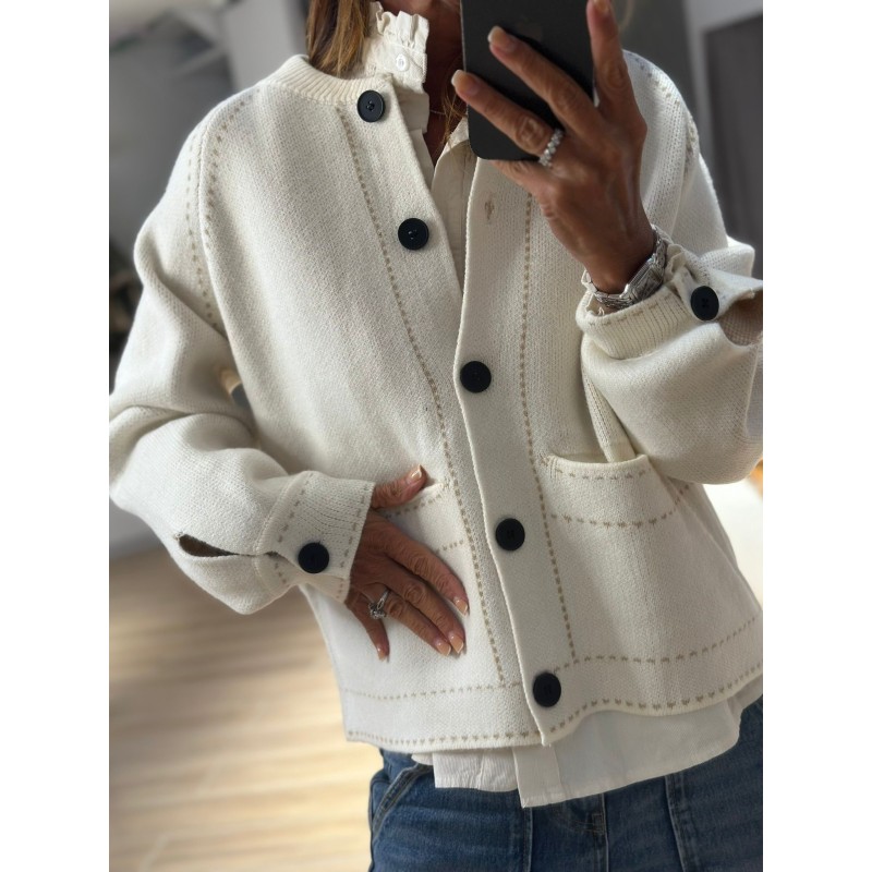 Gilet façon bomber ( Cashmire )