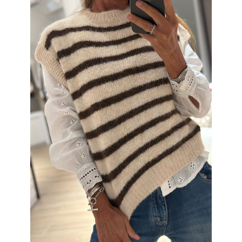 Pull marinière Larissa