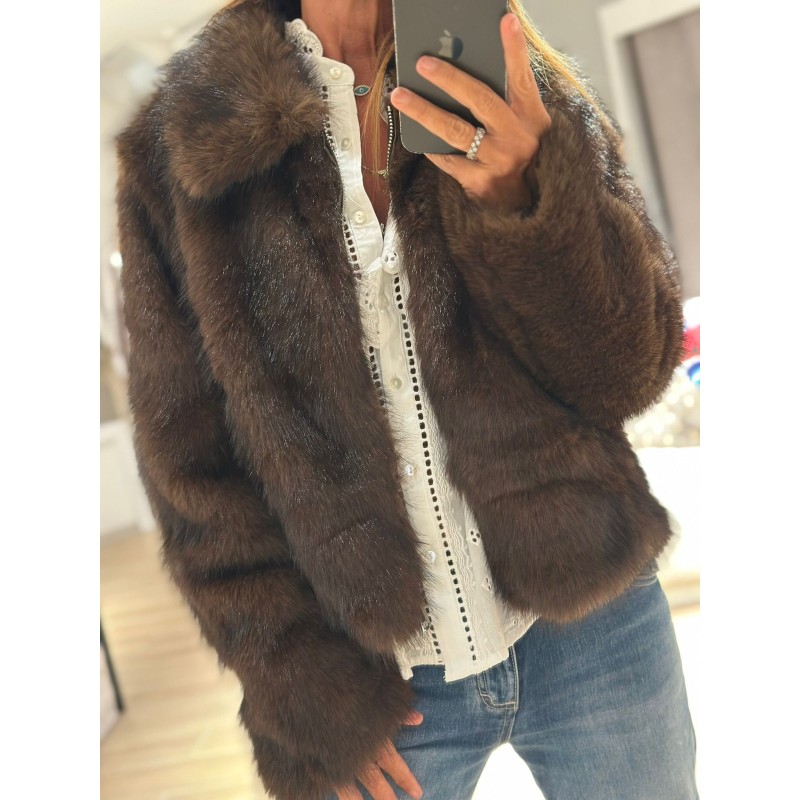 Veste fausse fourrure Jill