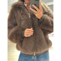 Veste fausse fourrure Charlotte