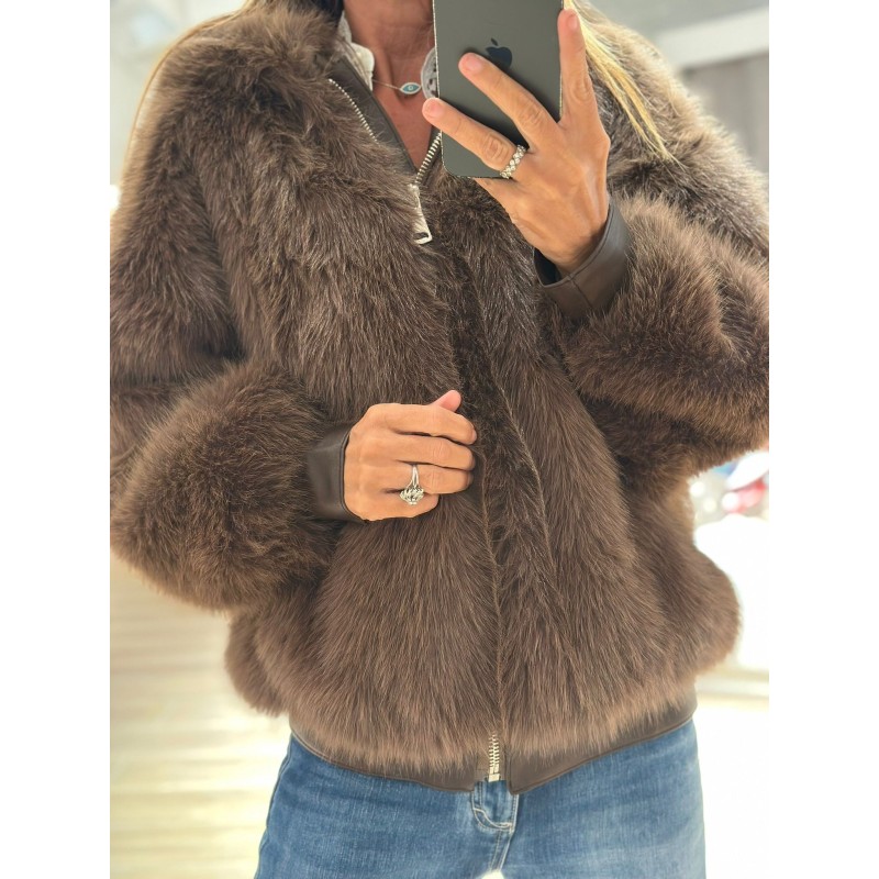 Veste fausse fourrure Charlotte