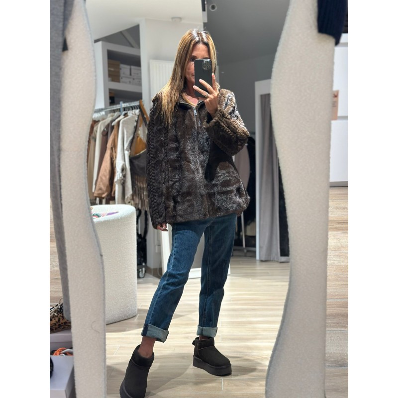 Veste fausse fourrure Lucas