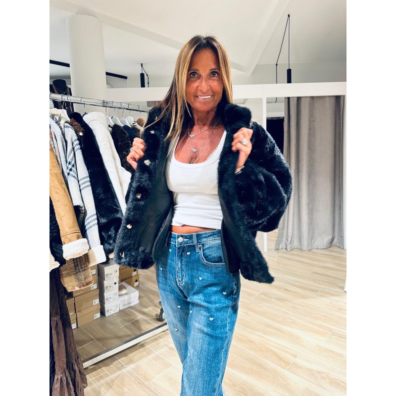 Veste fausse fourrure Milana