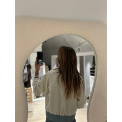 Gilet veste  Ophélie ecru