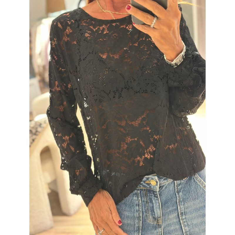 Blouse dentelle Clara