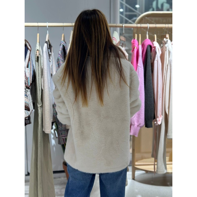 Manteau court fausse fourrure Erwan