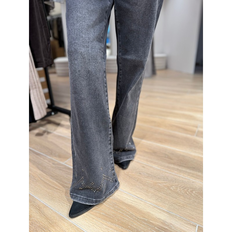 Jeans Working mom gris
