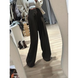 Pantalon large à pinces Caroline