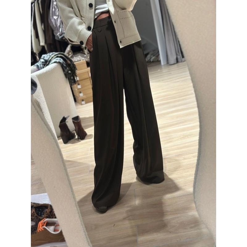 Pantalon large à pinces Caroline