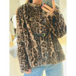 Veste léopard toute douce Maxou