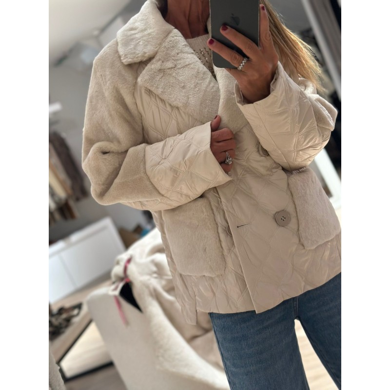 Veste fausse fourrure Tara