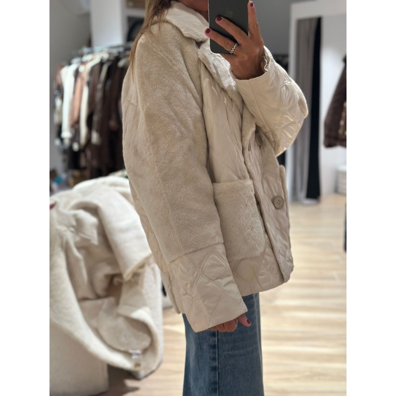 Veste fausse fourrure Tara