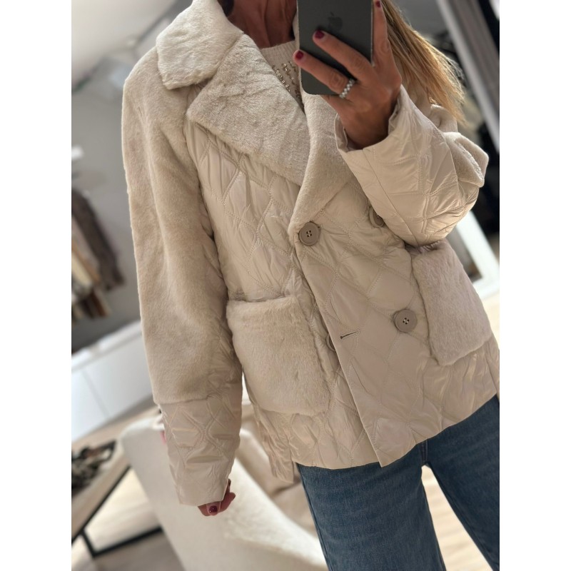 Veste fausse fourrure Tara