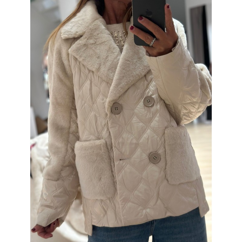 Veste fausse fourrure Tara