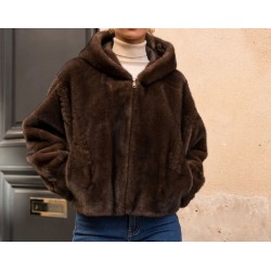 Veste fausse fourrure Megève