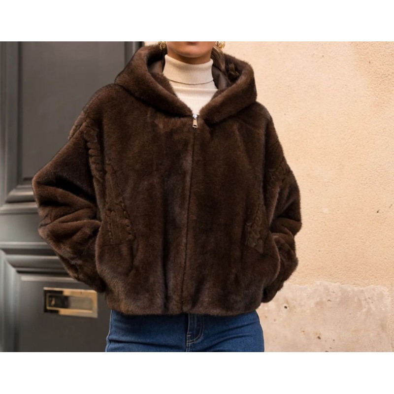 Veste fausse fourrure Megève