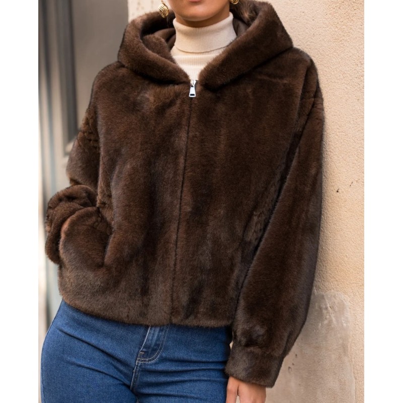 Veste fausse fourrure Megève