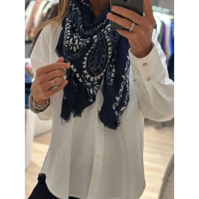 Foulard touché cashmere Léa