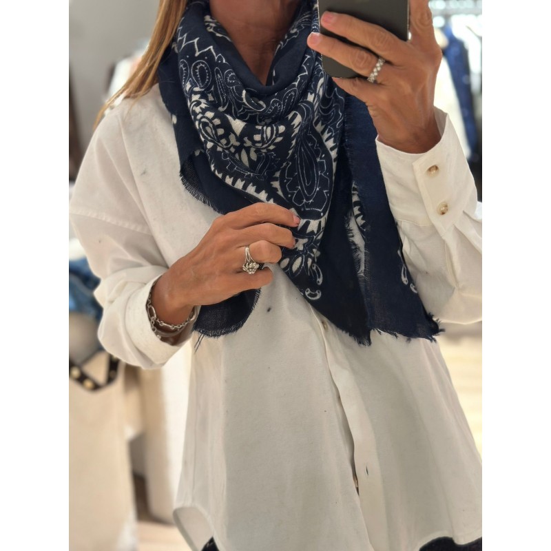 Foulard touché cashmere Léa