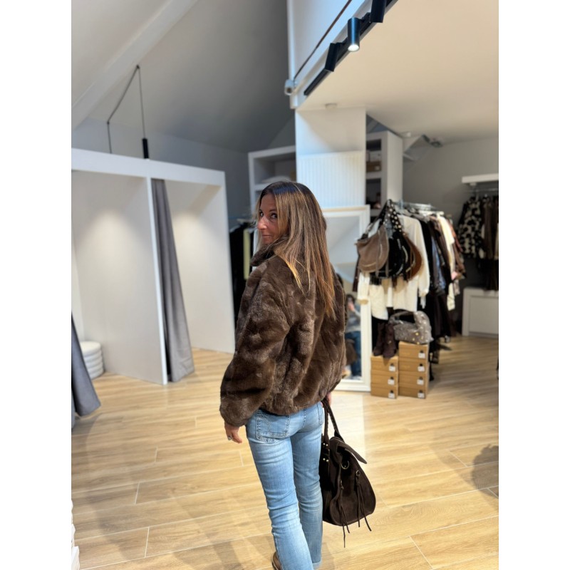 Veste fausse fourrure Milana
