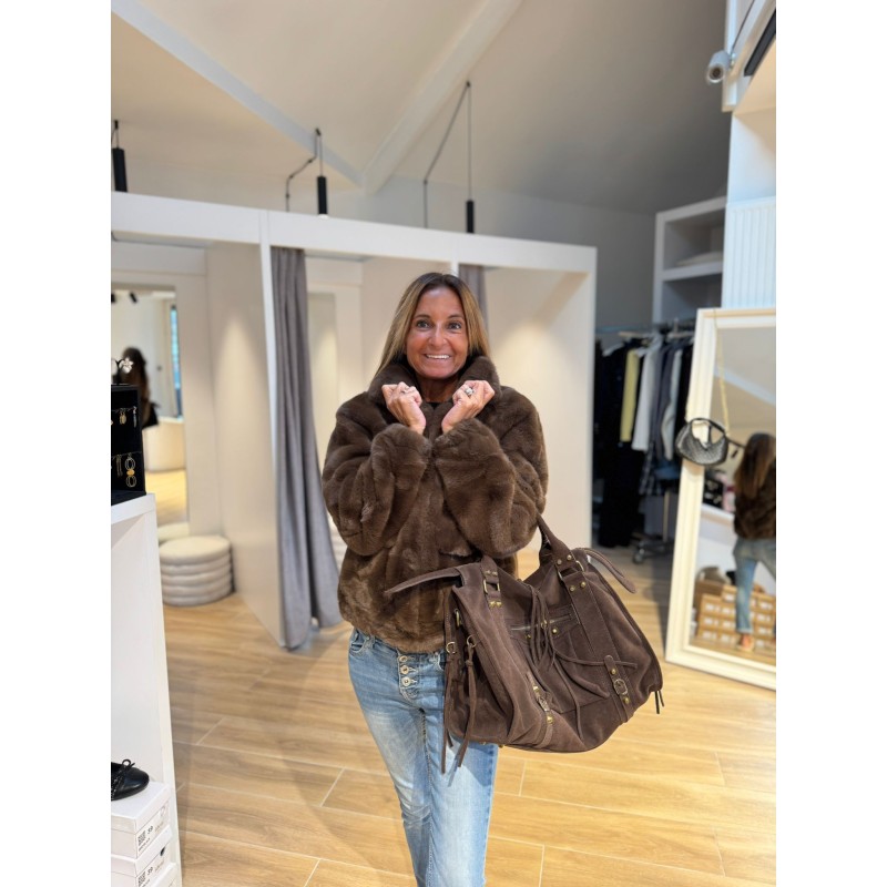 Veste fausse fourrure Milana