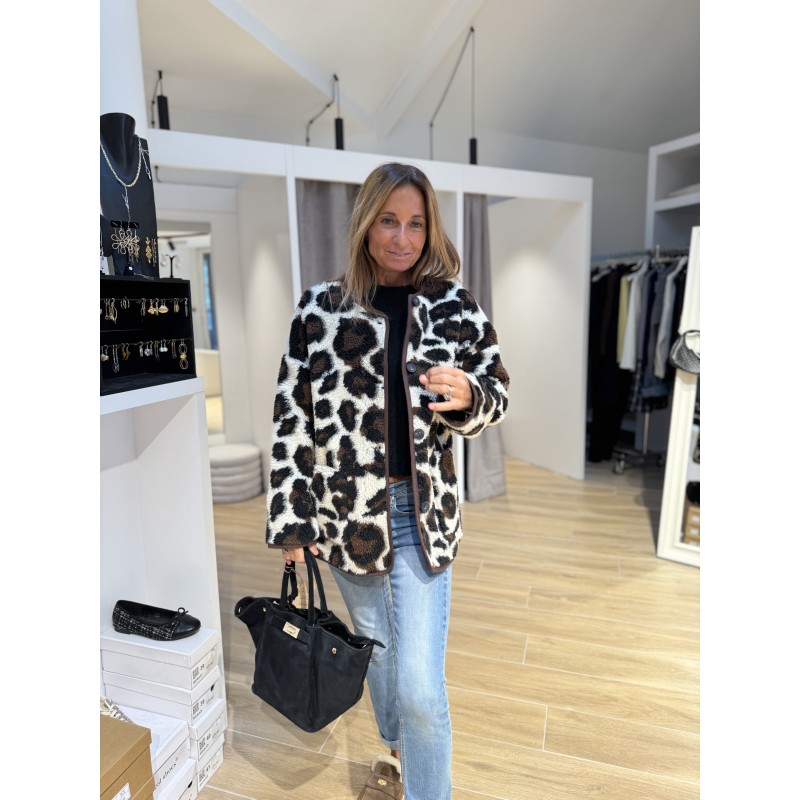 Veste léopard Jenna