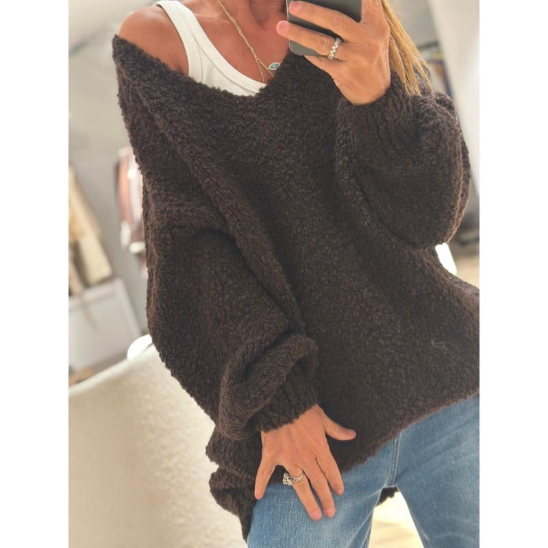 Pull robe bouclette Nath